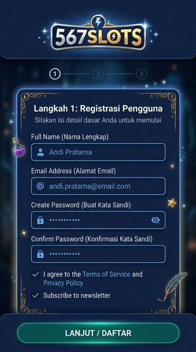 Panduan Registrasi Akun Baru 567slots untuk Pengguna Android